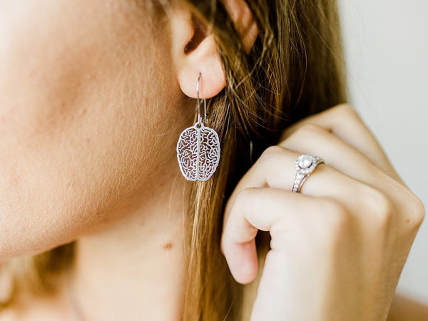 Anatomical Brain Earrings from Ad Astra Boutique in Canada