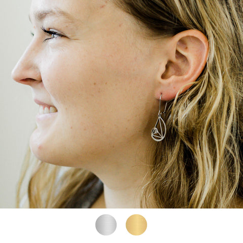 Golden Ratio Earrings from Ad Astra Boutique in Canada